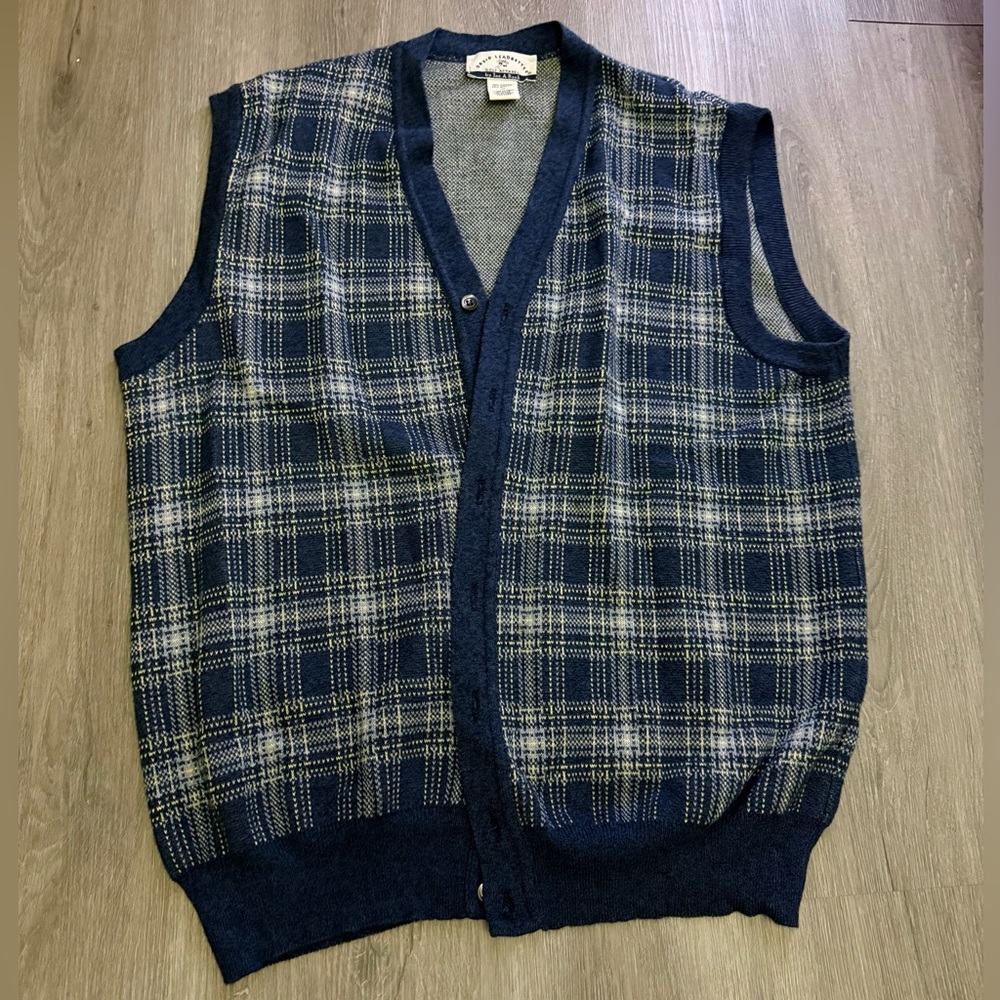 David Leadbetter Sleeveless golf sweater